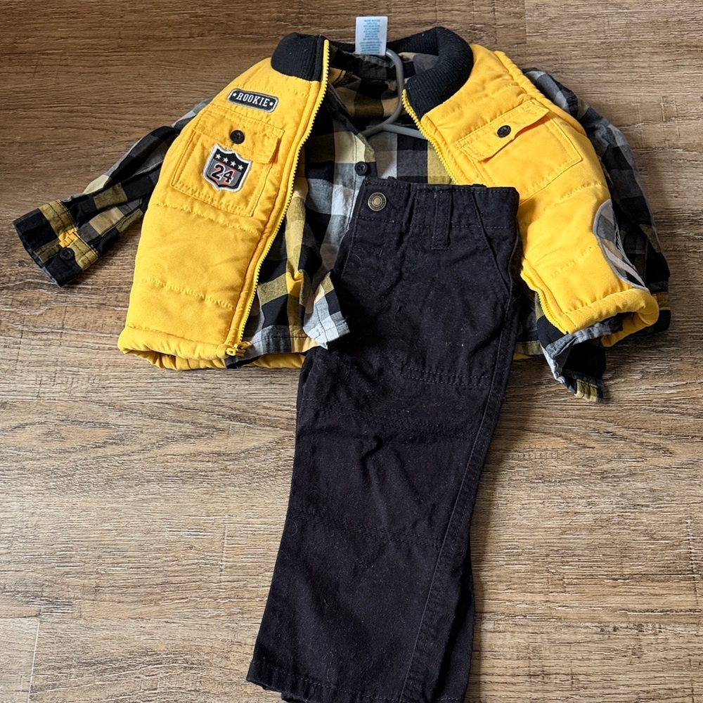Wonderkids Yellow Jacket with Black Trim